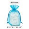 Flat Bottom Organza Bags 5 1/2 '' X 1 1/2 '' X 10 1/2 '' for Wedding & Event Gifts